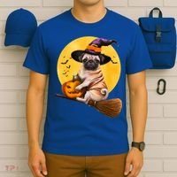 Cute Pug Halloween Costume Shirt Boys Girls Dog T-Shirt thumb 6