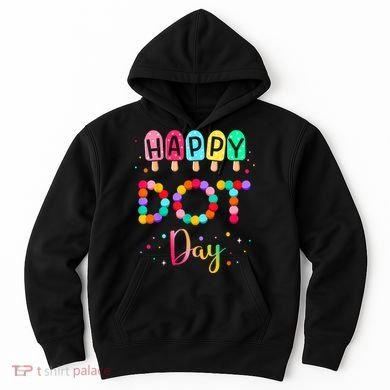 Colorful Polka Happy Dot Day September 15th Teacher Gift Hoodie