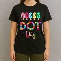 Colorful Polka Happy Dot Day September 15th Teacher Gift T-Shirt thumb 4