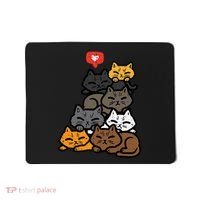Cat Pile Heart Kawaii Kitten Anime Mousepad thumb 0