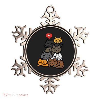 Cat Pile Heart Kawaii Kitten Anime Ornament