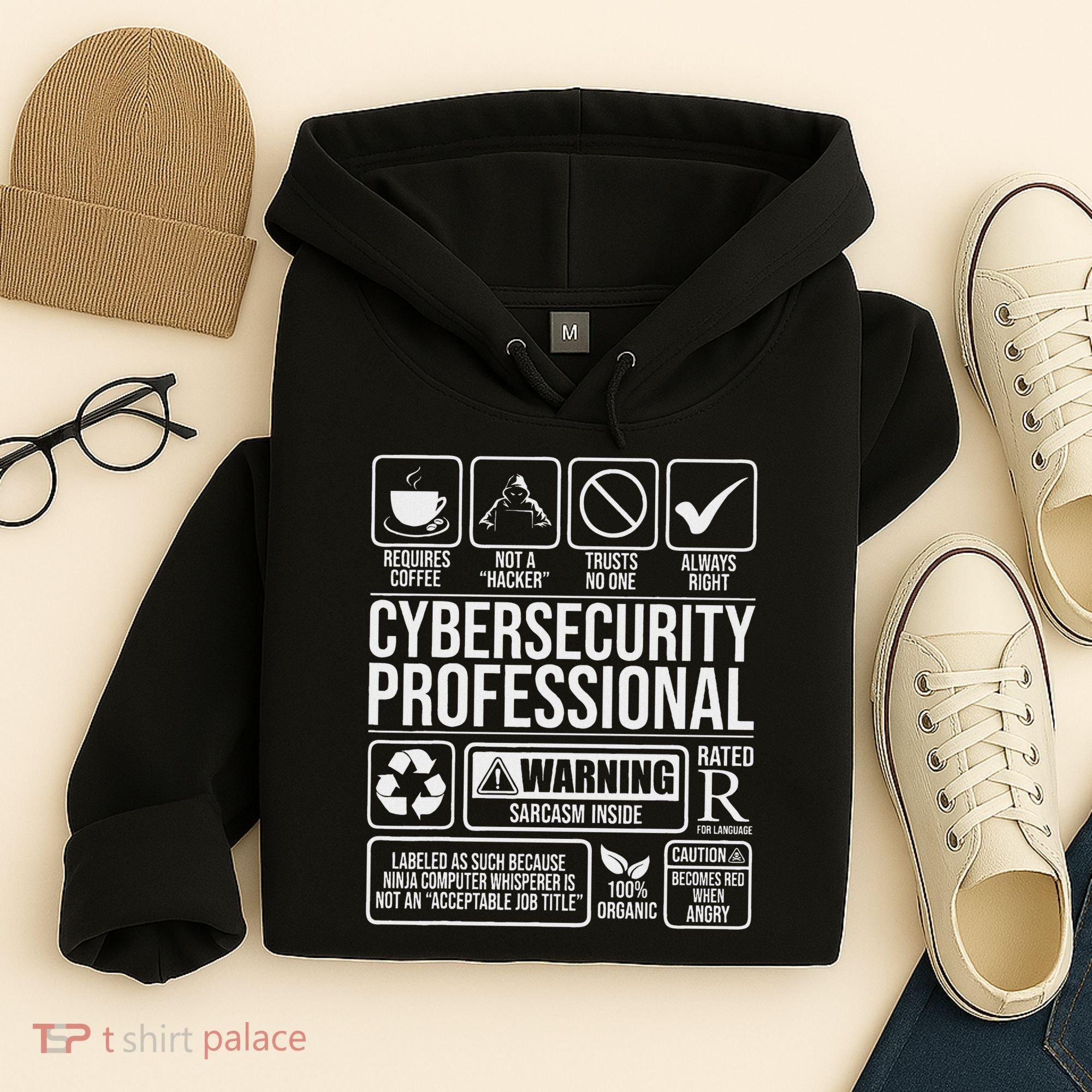 Cybersecurity Professional Hacker Certified Tech Security Hoodie