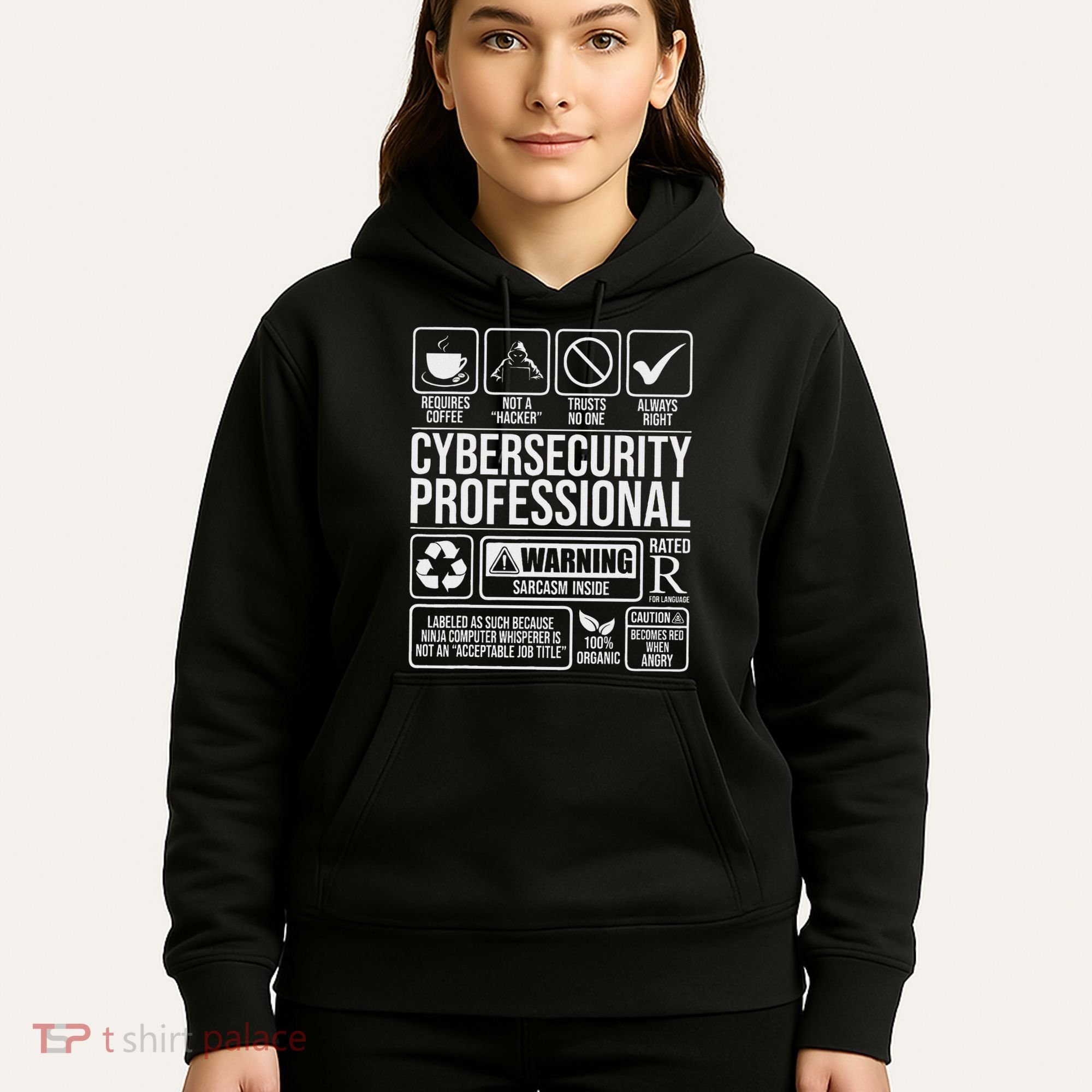 Cybersecurity Professional Hacker Certified Tech Security Hoodie