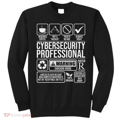 Cybersecurity Professional Hacker Certified Tech Security Sweatshirt