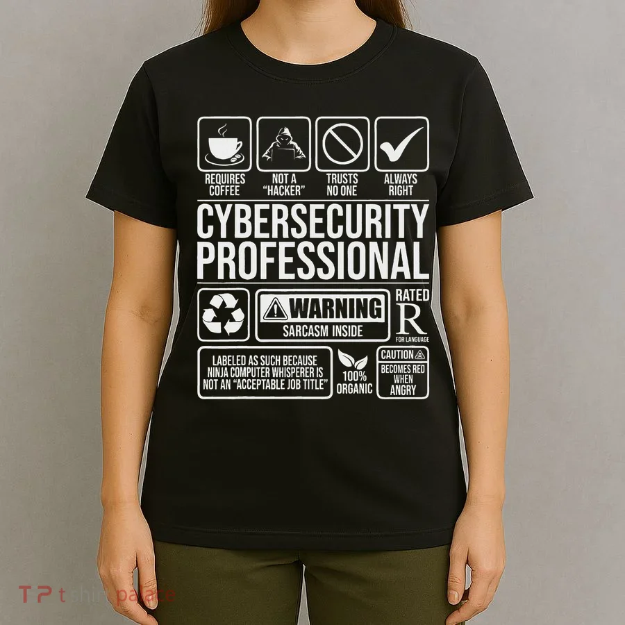 Cybersecurity Professional Hacker Certified Tech Security T-Shirt