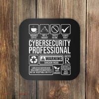 Cybersecurity Professional Hacker Certified Tech Security Coaster thumb 0