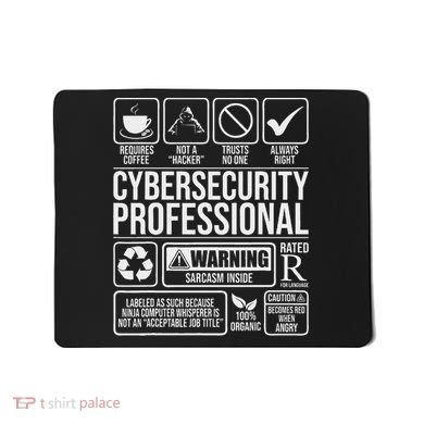 Cybersecurity Professional Hacker Certified Tech Security Mousepad