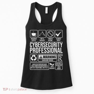 Cybersecurity Professional Hacker Certified Tech Security Women's Tank Top