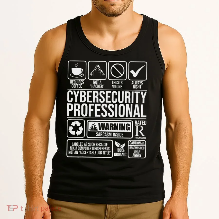 Cybersecurity Professional Hacker Certified Tech Security Tank Top