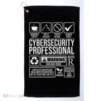 Cybersecurity Professional Hacker Certified Tech Security Golf Towel thumb 0