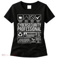 Cybersecurity Professional Hacker Certified Tech Security Women's T-Shirt thumb 0