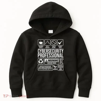 Cybersecurity Professional Hacker Certified Tech Security Kids Hoodie