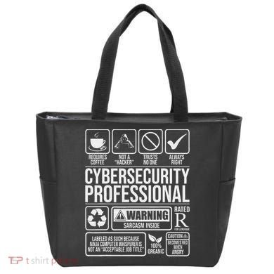 Cybersecurity Professional Hacker Certified Tech Security Tote Bag