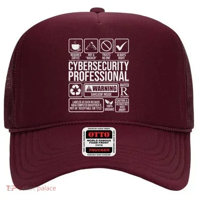 Cybersecurity Professional Hacker Certified Tech Security Hat