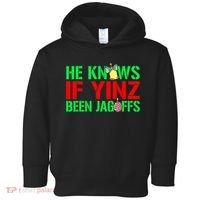 Christmas Pittsburghese He Knows If Yinz Been Jagoffs Toddler Hoodie thumb 0