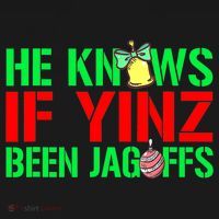 Christmas Pittsburghese He Knows If Yinz Been Jagoffs Tank Top thumb 6