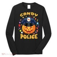 Candy Police Halloween Party Costume Security Funny Long Sleeve Shirt thumb 0