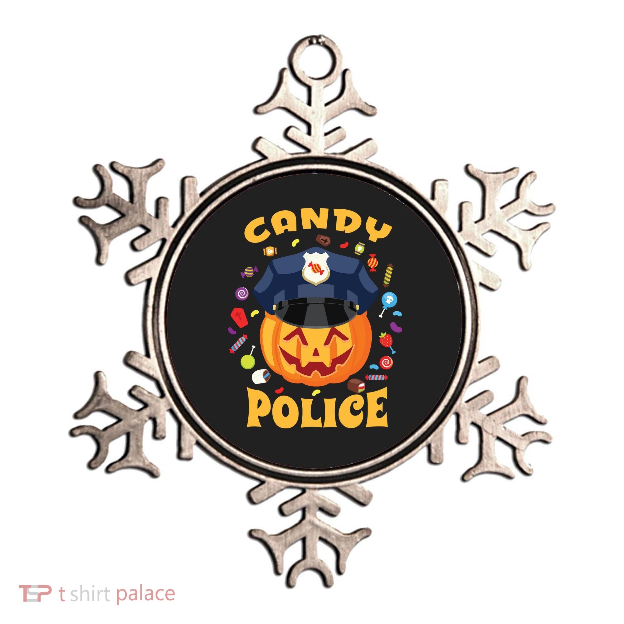 Candy Police Halloween Party Costume Security Funny Ornament