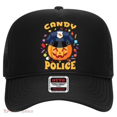 Candy Police Halloween Party Costume Security Funny Hat
