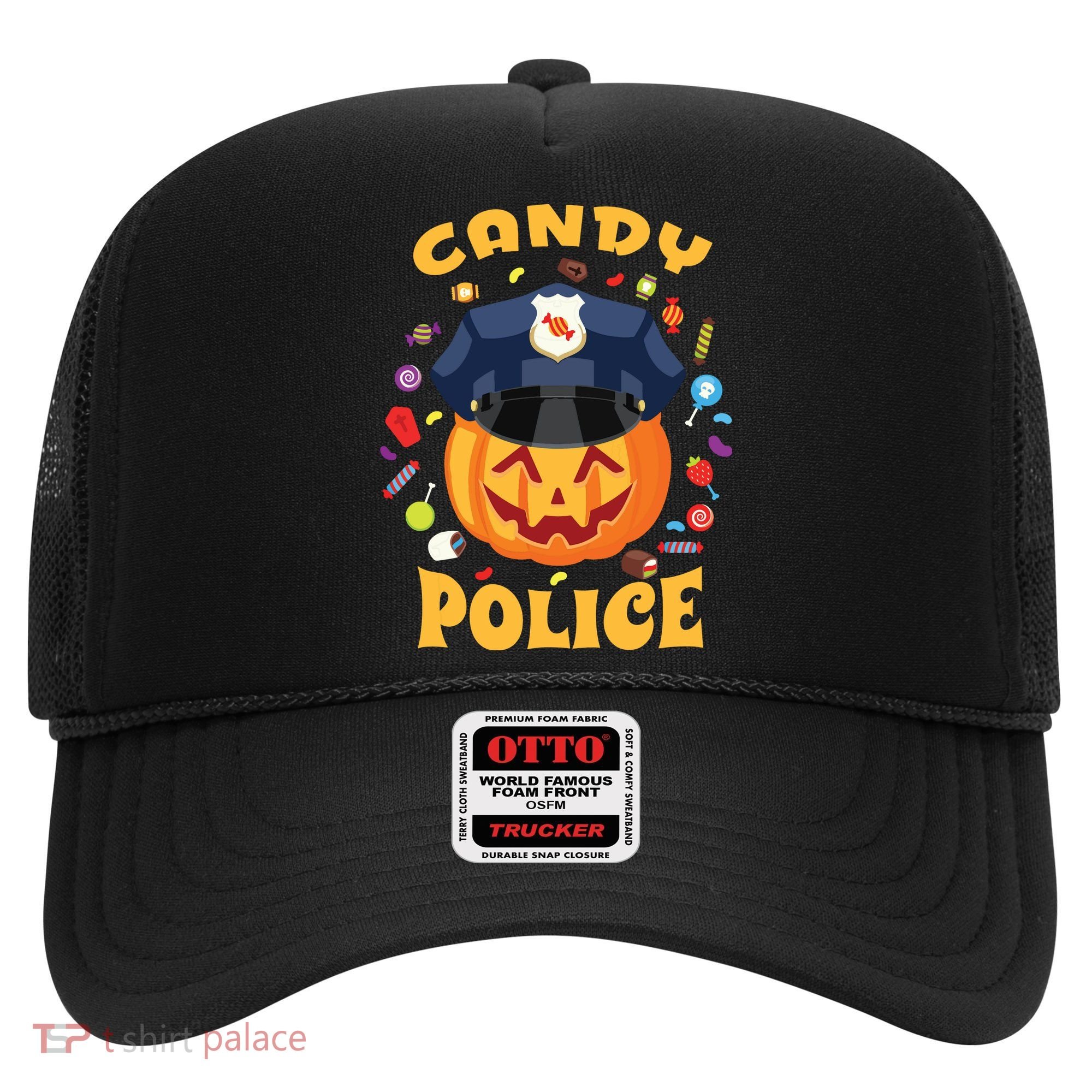 Candy Police Halloween Party Costume Security Funny Hat