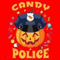 Candy Police Halloween Party Costume Security Funny Santa Hat thumb 1