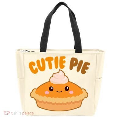 Cutie Pie Holiday Cute Gift Tote Bag