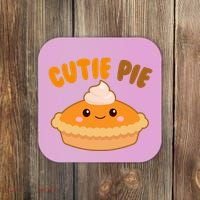 Cutie Pie Holiday Cute Gift Coaster thumb 0