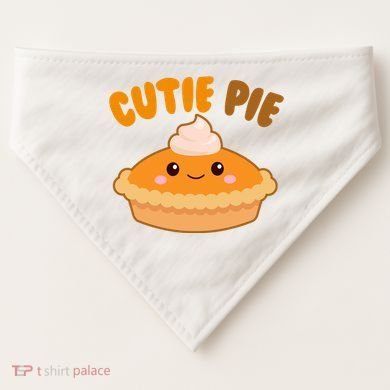 Cutie Pie Holiday Cute Gift USA-Made Doggie Bandana