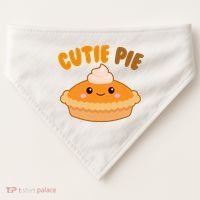 Cutie Pie Holiday Cute Gift USA-Made Doggie Bandana thumb 0