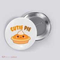 Cutie Pie Holiday Cute Gift Button thumb 0