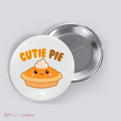Cutie Pie Holiday Cute Gift Button