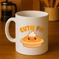Cutie Pie Holiday Cute Gift Coffee Mug thumb 4