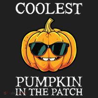 Coolest Pumpkin In The Patch Toddle Kids Boy Halloween Beanie thumb 2