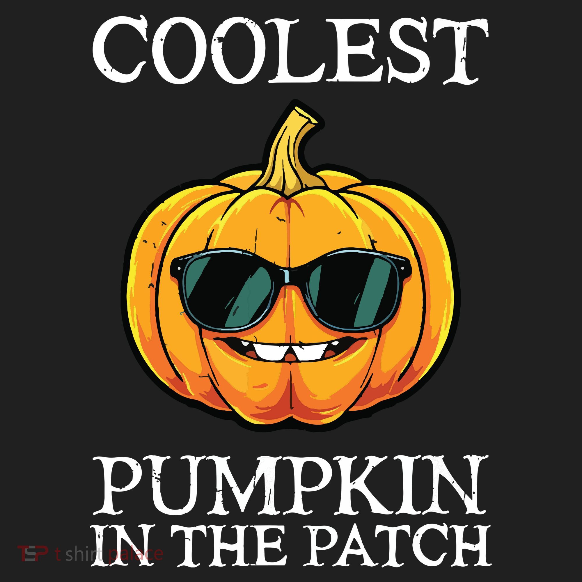 Coolest Pumpkin In The Patch Toddle Kids Boy Halloween Beanie
