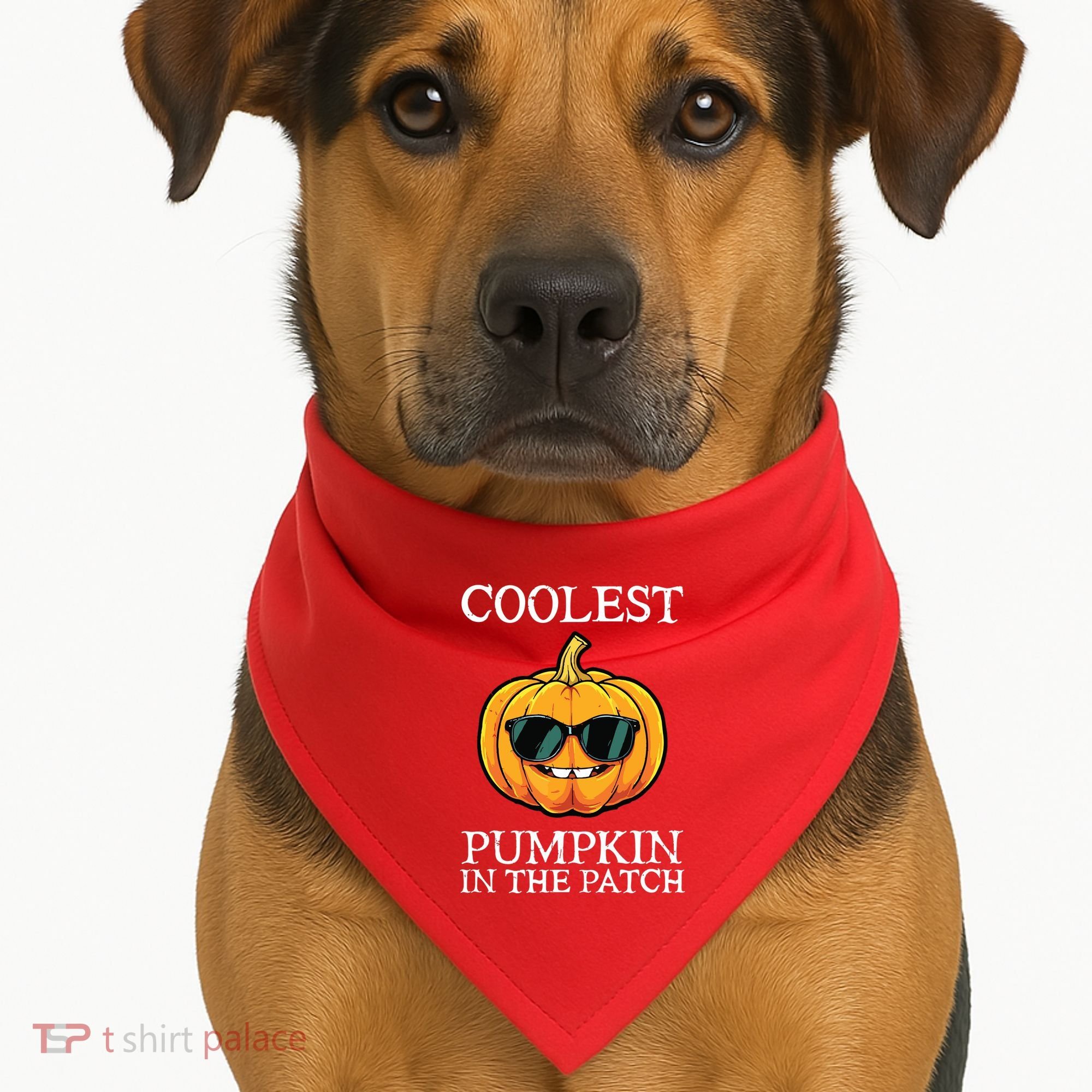 Coolest Pumpkin In The Patch Toddle Kids Boy Halloween USA-Made Doggie Bandana