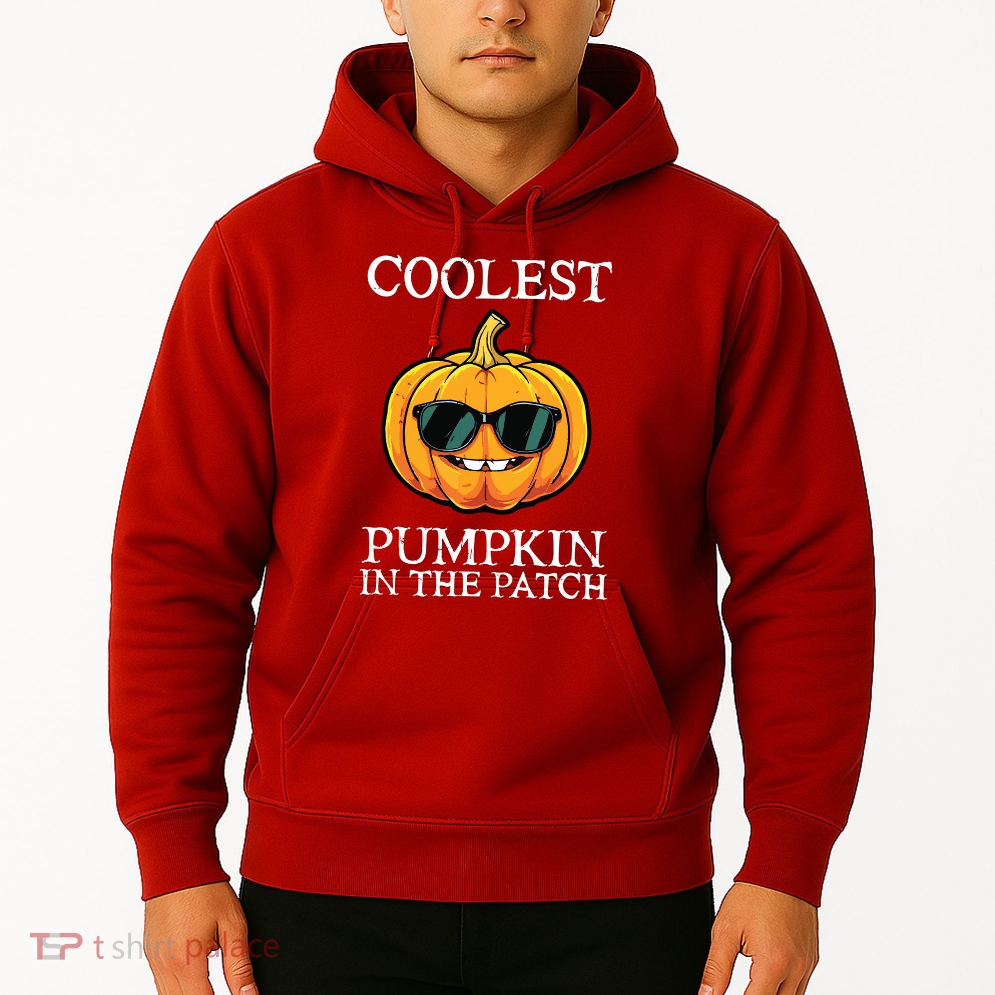 Coolest Pumpkin In The Patch Toddle Kids Boy Halloween Hoodie