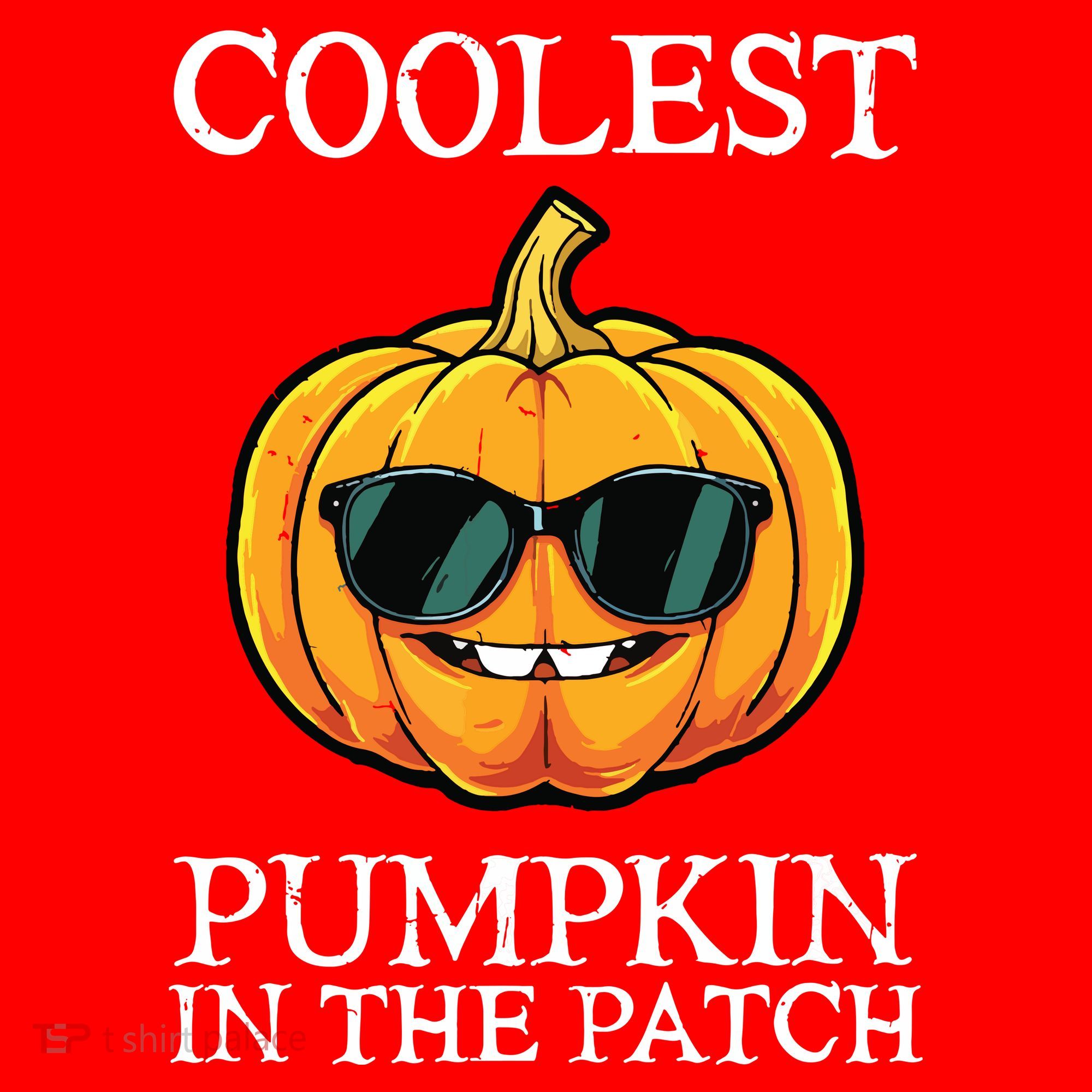 Coolest Pumpkin In The Patch Toddle Kids Boy Halloween Sweatshirt