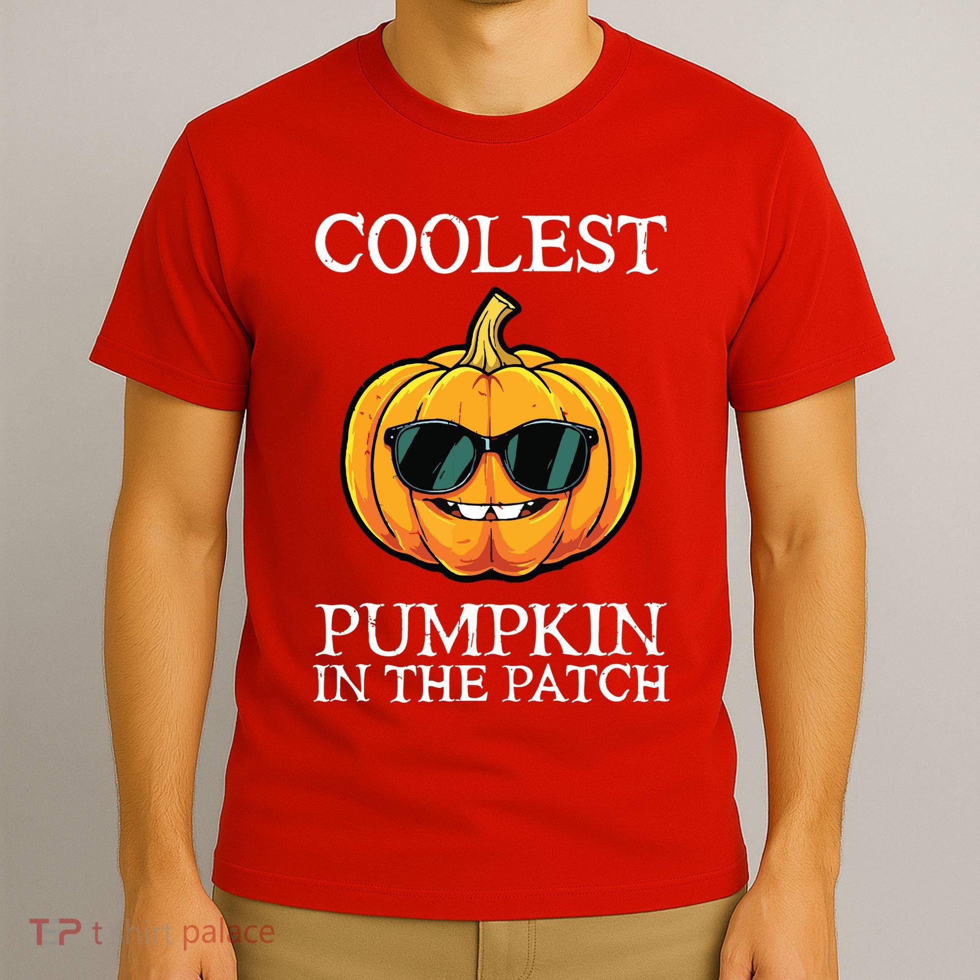 Coolest Pumpkin In The Patch Toddle Kids Boy Halloween T-Shirt