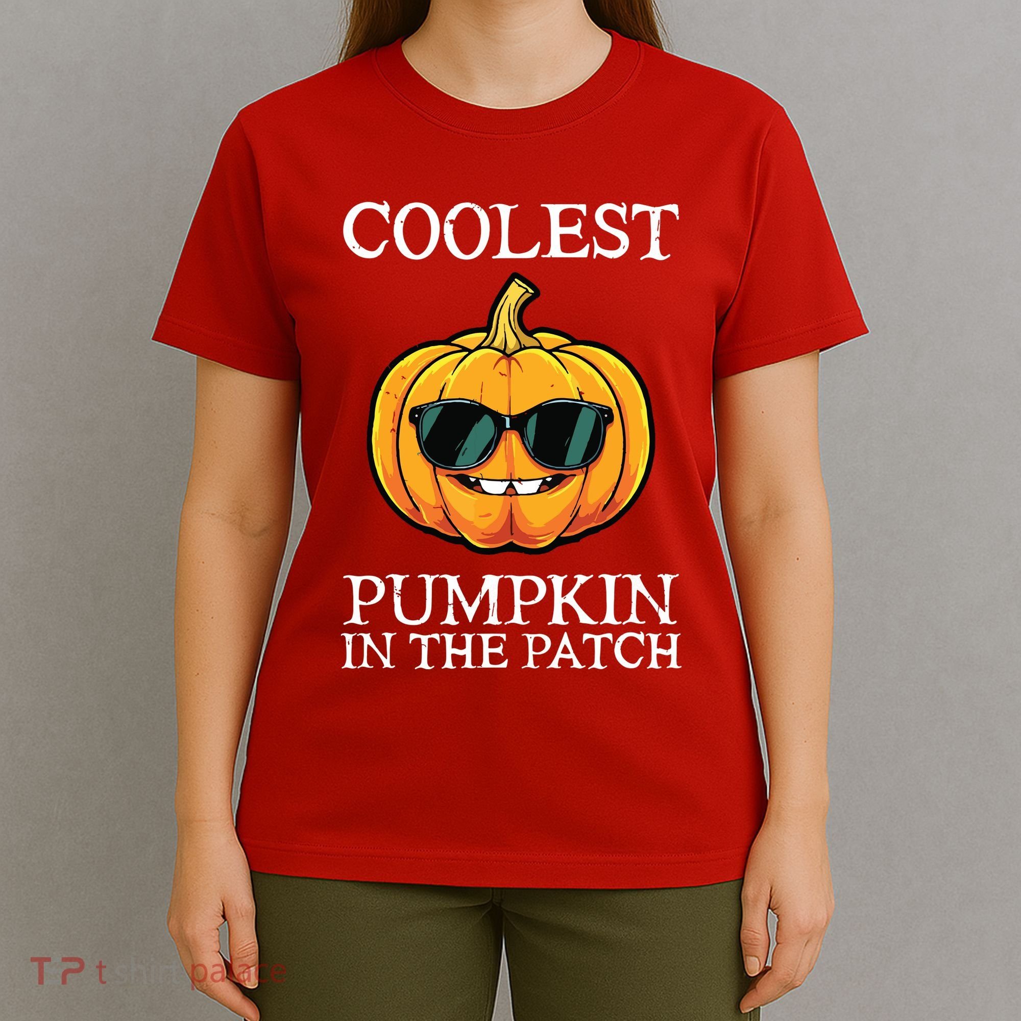 Coolest Pumpkin In The Patch Toddle Kids Boy Halloween T-Shirt