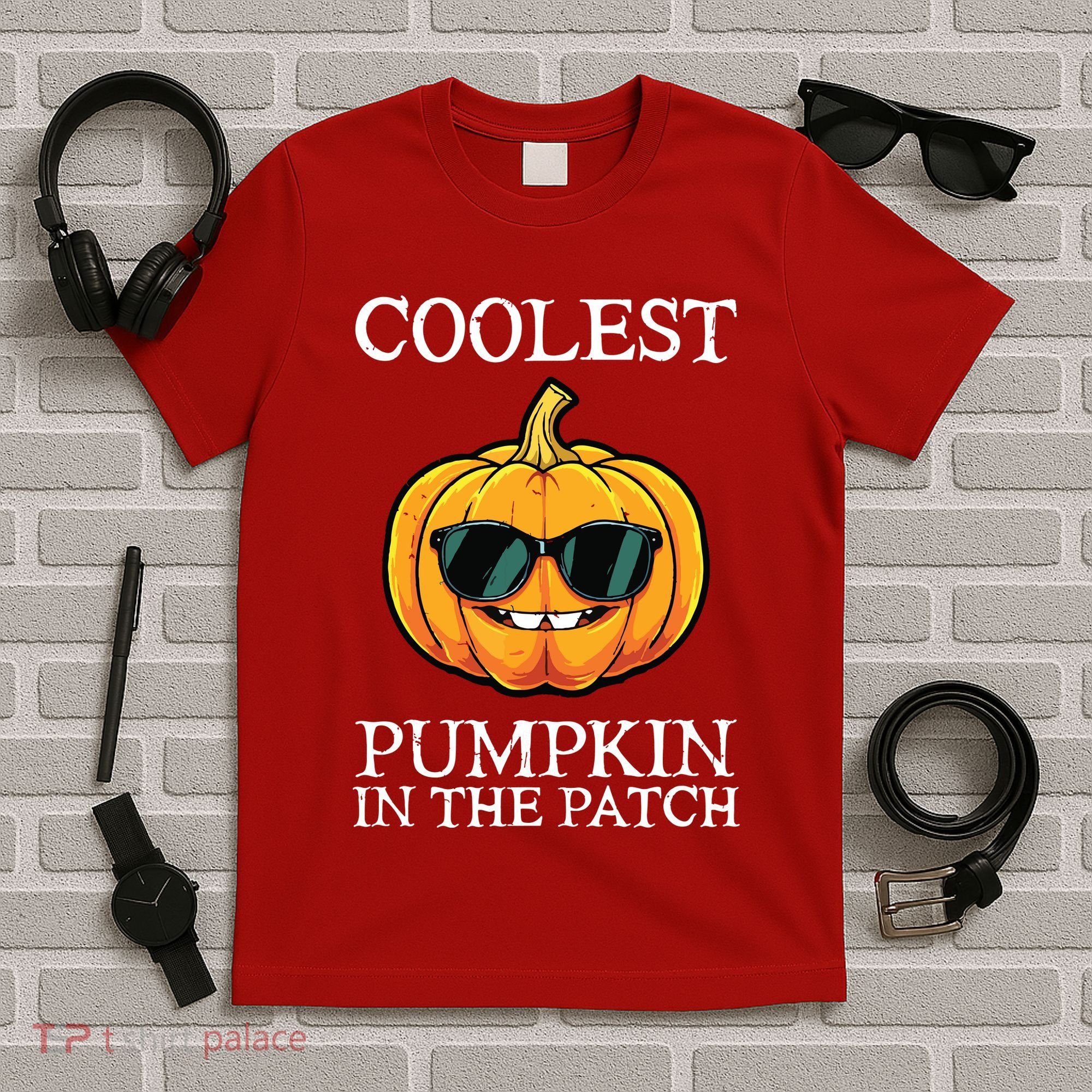 Coolest Pumpkin In The Patch Toddle Kids Boy Halloween T-Shirt