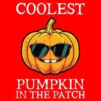 Coolest Pumpkin In The Patch Toddle Kids Boy Halloween V-Neck T-Shirt thumb 3