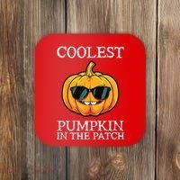 Coolest Pumpkin In The Patch Toddle Kids Boy Halloween Coaster thumb 0