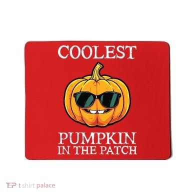 Coolest Pumpkin In The Patch Toddle Kids Boy Halloween Mousepad