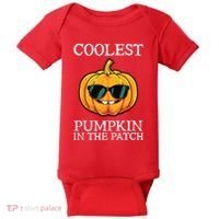 Coolest Pumpkin In The Patch Toddle Kids Boy Halloween Baby Bodysuit thumb 0