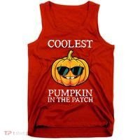 Coolest Pumpkin In The Patch Toddle Kids Boy Halloween Tank Top thumb 0