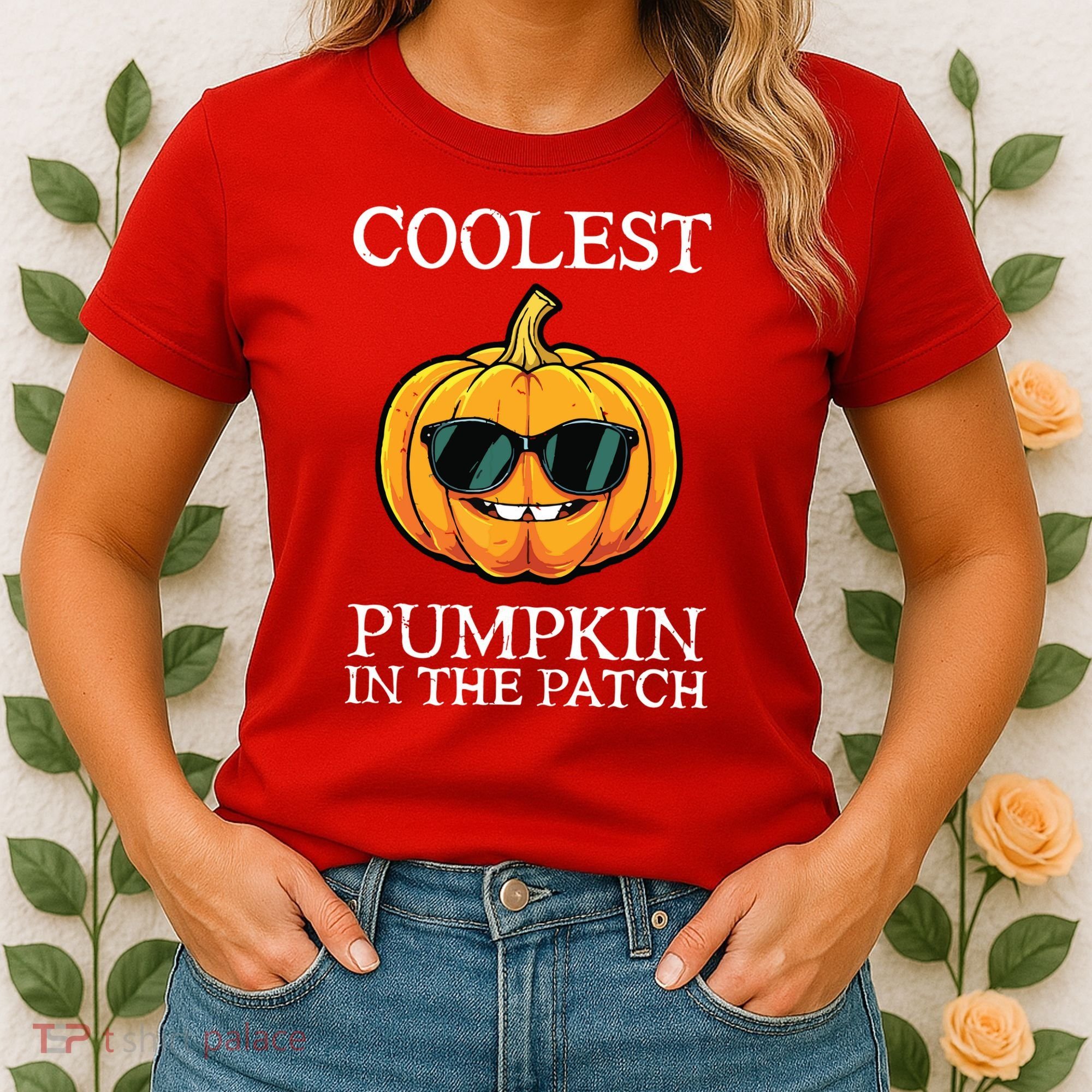 Coolest Pumpkin In The Patch Toddle Kids Boy Halloween Women's T-Shirt