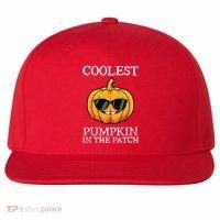 Coolest Pumpkin In The Patch Toddle Kids Boy Halloween Wool Snapback Cap thumb 0