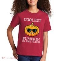 Coolest Pumpkin In The Patch Toddle Kids Boy Halloween Kids T-Shirt thumb 2