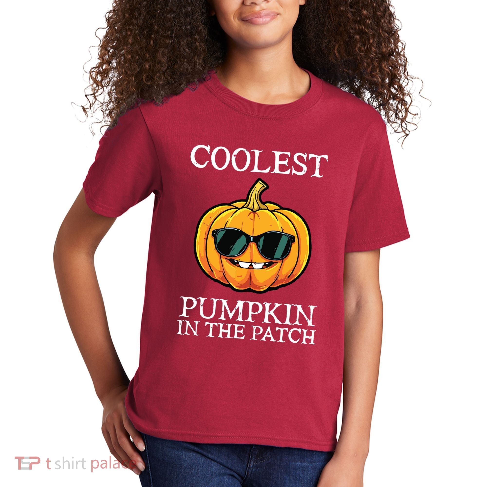 Coolest Pumpkin In The Patch Toddle Kids Boy Halloween Kids T-Shirt