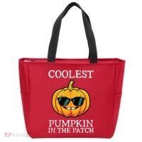 Coolest Pumpkin In The Patch Toddle Kids Boy Halloween Tote Bag thumb 0